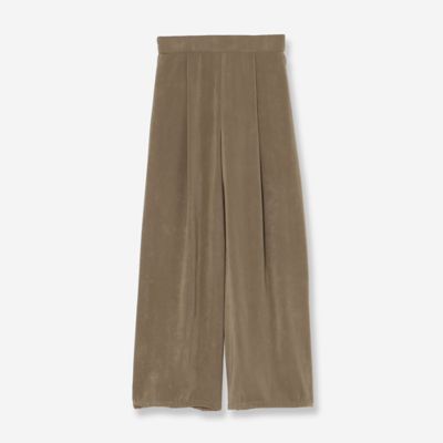 R-ISM(Women) /リズム サテンピーチジョガーパンツ(81055502) カーキ パンツ・ズボン【三越伊勢丹/公式】