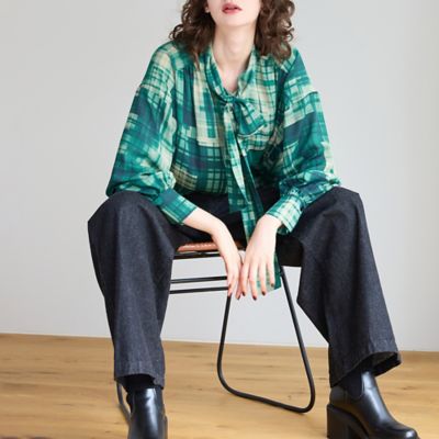 JAPAN DENIM】デニムバギーパンツ（81055503） | R