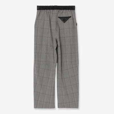 裏起毛ハンドウォッシャブルチェックパンツ（８１０５６４０９）