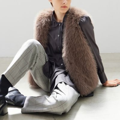 裏起毛ハンドウォッシャブルチェックパンツ（８１０５６４０９）
