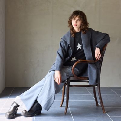 R－ISM人気シルエット・洗える】ストライプバギーパンツ