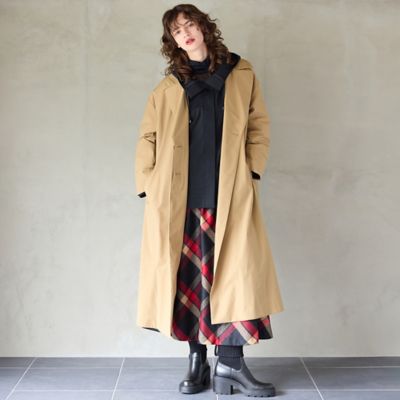 防風・着ぶくれしない】薄ダウンロングコート（81076501） | R