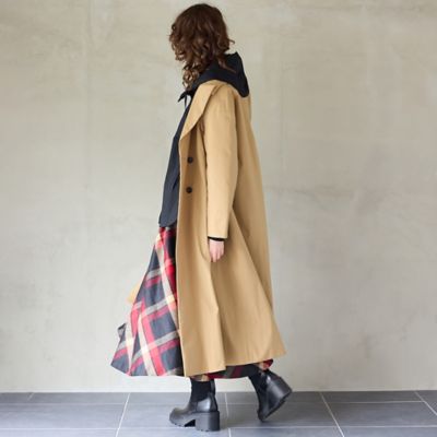 防風・着ぶくれしない】薄ダウンロングコート（81076501） | R