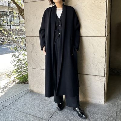 カシミヤブレンド】リバーロングコート（81086502） | R-ISM