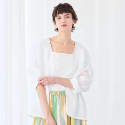 ＜R-ISM(Women) ＞【洗える・Ｓ／Ｍ／Ｌサイズ】カラミフーディージャケット（８１１０２６０５）