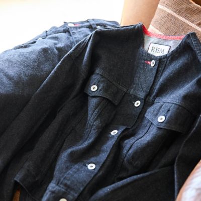 IENA L'ATELIER DENIM　ノーカラー デニムブルゾン　36 Amazon.co.jp: イエナ IENA 20AW リメイクルーズデニムブルゾン