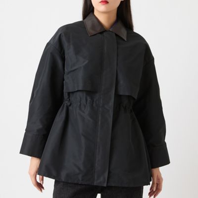 新品・未使用 ANAYI シャンブレータフタフードブルゾン 美品 近年 ANAYI アナイ シャンブレータフタフードブルゾン 34