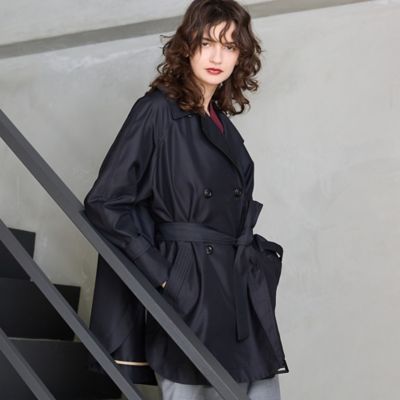 ＜R-ISM(Women) ＞【撥水加工】ケープショートトレンチ（８１１０５５０５）