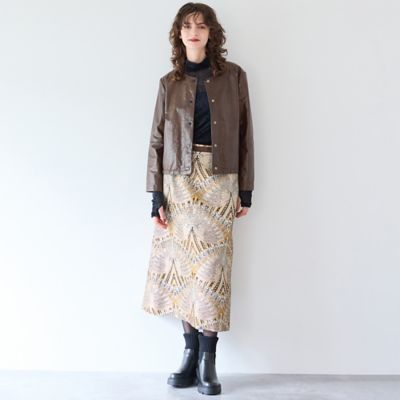 ⚫︎NARCISO RODRIGUEZ 最高級 シープレザー ダブル ジャケット ⚫︎NARCISO RODRIGUEZ 最高級 シープレザー ダブル ジャケット