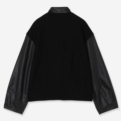 【セットアップ対応】メルトンスムースブルゾン（８１１０６４０８）