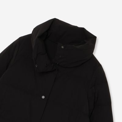 美品 オーシバル Bshop ナイロンタフタダウンジャケット 紺 リモンタ