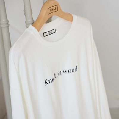 【接触冷感】カフス付きロゴロングＴシャツ（８１１２２５０３）