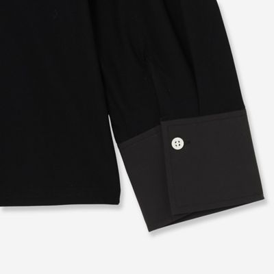 【接触冷感】カフス付きロゴロングＴシャツ（８１１２２５０３）