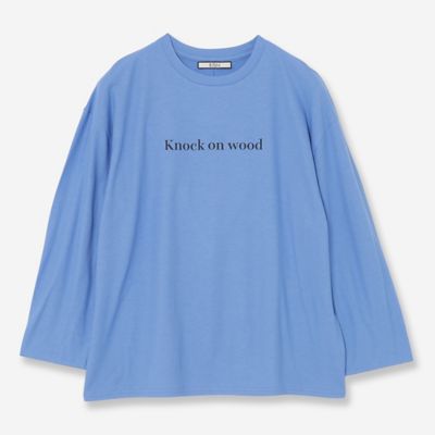 【接触冷感】カフス付きロゴロングＴシャツ（８１１２２５０３）