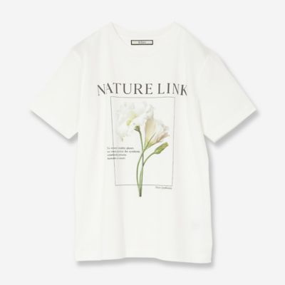 ＜R-ISM(Women) ＞グラフィックＴシャツ（ＦＬＯＷＥＲ）（８１１２２５０７）