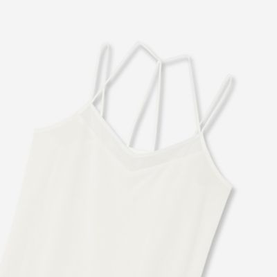 【接触冷感】クロスストラップキャミソール（８１１２２５０９）