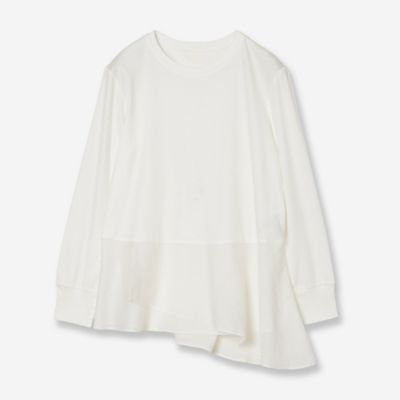 ＜R-ISM(Women) ＞【接触冷感・紫外線防止・洗える】ドッキングカットソー（８１１２２６０５）