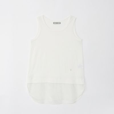 ＜R-ISM(Women) ＞布帛コンビタンクトップ（８１１２３３０１）