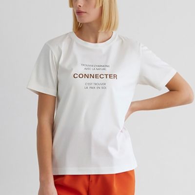 ＜R-ISM(Women) ＞ロゴＴシャツ（ＣＯＮＮＥＣＴＥＲ）（８１１２３４０７）