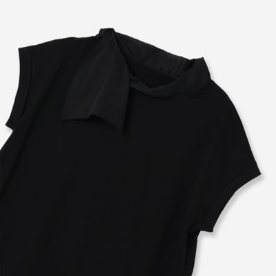 ネックリボンカットソー（８１１２３４１６）