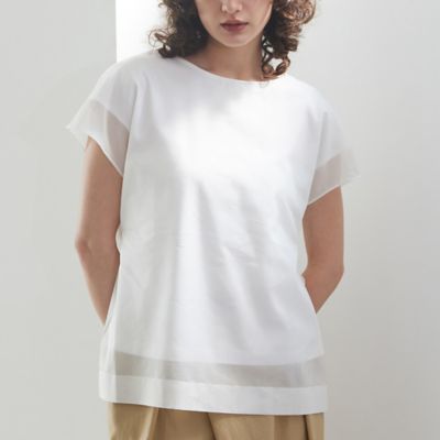 ＜R-ISM(Women) ＞レイヤーシアーカットソー（８１１２３４１８）