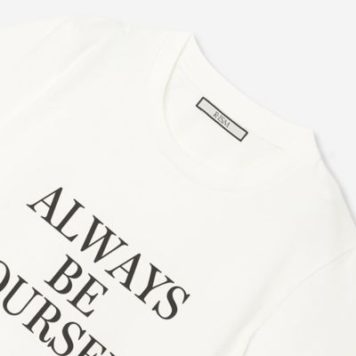 ロゴＴシャツ（ＡＬＷＡＹＳ　ＢＥ　ＹＯＵＲＳＥＬＦ）（８１１２３４１９）