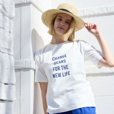 【接触冷感】ロゴＴ（ＣＨＡＮＧＥ　ＧＥＡＲＳ　ＦＯＲ　ＴＨＥ　ＮＥＷ　ＬＩＦＥ）（８１１２３５１３）