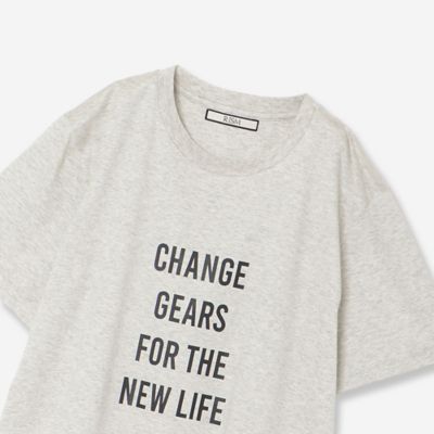 【接触冷感】ロゴＴ（ＣＨＡＮＧＥ　ＧＥＡＲＳ　ＦＯＲ　ＴＨＥ　ＮＥＷ　ＬＩＦＥ）（８１１２３５１３）