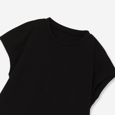【接触冷感・ＵＶカット】タフタコンビカットソー（８１１２３５１４Ａ）