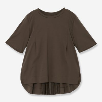 【洗える】バックプリーツデザインカットソー（８１１２４５２０）