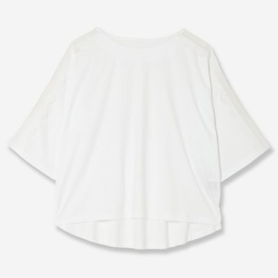 ＜R-ISM(Women) ＞【洗える】レースコンビＴシャツ（８１１２４５２２）