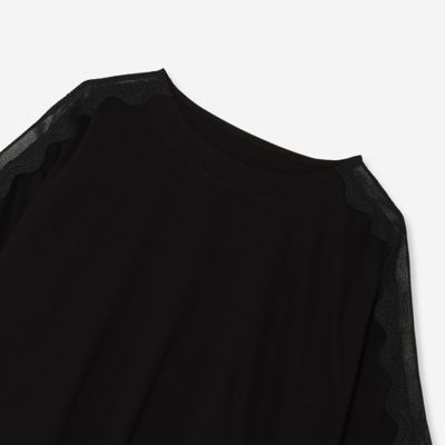 【洗える】レースコンビＴシャツ（８１１２４５２２）