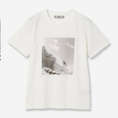 人気アイテム・全3色・洗える】フォトプリントTシャツ（SURF