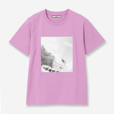 人気アイテム・全3色・洗える】フォトプリントTシャツ（SURF