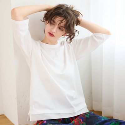 ＜R-ISM(Women) ＞【接触冷感・洗える】ラッセルコンビＴシャツ（８１１２５５０１）