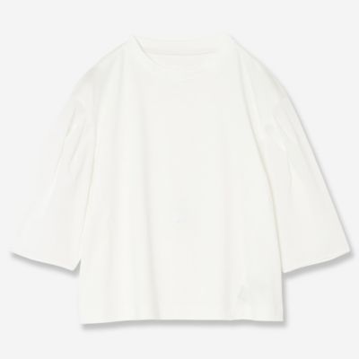 ＜R-ISM(Women) ＞【接触冷感・洗える】タフタコンビカットソー（８１１２５５０２）