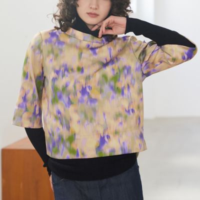 コットンテレコハイネックカットソー（８１１２６４０５）