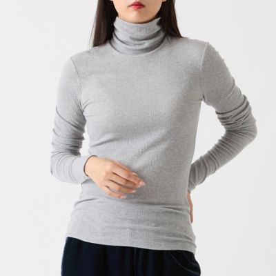 R-ISM(Women) /リズム タートルカットソー(81126510) ライトグレー トップス【三越伊勢丹/公式】