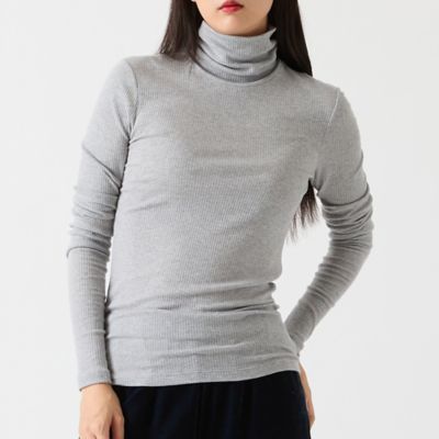 カシミヤブレンド・洗える】タートルカットソー（81126510