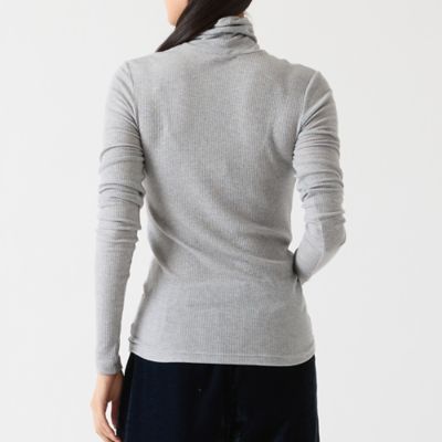 カシミヤブレンド・洗える】タートルカットソー（81126510