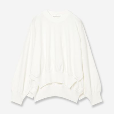 洗える】フリルデザインニットプルオーバー（81131603） | R