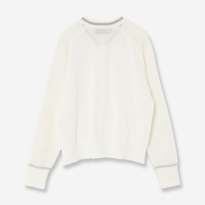 【Ｒ－ＩＳＭ人気アイテム】コットンメッシュカーディガン（８１１３２５０６）