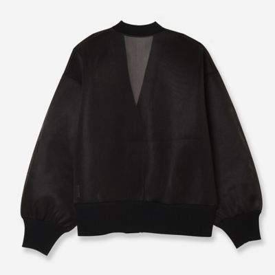 ダブルラッセルコンビカーディガン（８１１３６４０１）