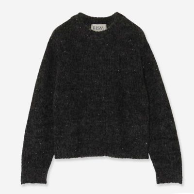 ＜R-ISM(Women) ＞モヘヤブレンドシャインニット（８１１３６４１６）