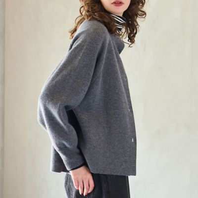 カシミヤブレンド30％】接結ニットジャケット（81136511