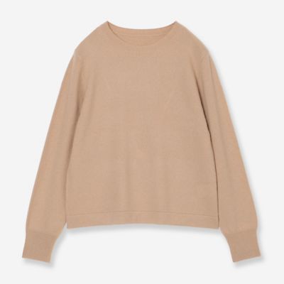 全6色】カシミヤ100％クルーネックニット（81136553） | R