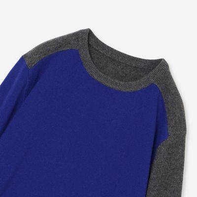 カシミヤ100％】カラーブロックニット（81136555） | R-ISM