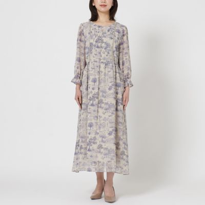 【２２ｆａｂｒｉｃ】キャットガーデンワンピース（８２０１２４０１）
