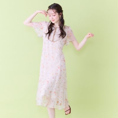 わんにゃんプリントワンピース（82012602） | Rose Tiara