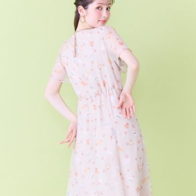 わんにゃんプリントワンピース（82012602） | Rose Tiara